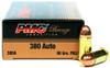 380 Auto 90 Grain FMJ PMC Bronze Ammunition
380A