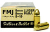 9mm 124 Grain FMJ Sellier & Bellot SB9B