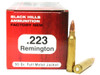 223 55 Grain FMJ Black Hills - 500 Rounds, NEW Red Box
BHD223N1