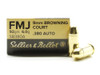 .380 Auto 92 Grain FMJ Sellier & Bellot Ammunition
SB380A