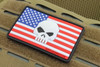 SAA USA Flag 3D Skull morale patch
Glow In The Dark Skull
Left Sleeve
Velcro backed
Surplus Ammo