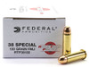 38 Special 130 Grain FMJ Federal Range.Target.Practice Ammunition
FDRTP38130