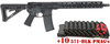 SAA 5.56 AR15 - 16" M4 1:7 Nitride - 15" SAA-M-Lok FF & NiB-BCG, +10 Magpul PMAGs
SAA-15-16SSM417-Mlok15CNIBx10PM