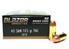 40 S&W 165 Grain FMJ Blazer Brass 5210 - 50 Rounds
5210