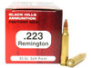 .223 55 Grain SP Black Hills - 50 Rounds, NEW 
BHD223N2