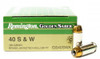 40 S&W 165 Grain JHP Remington Golden Saber Ammunition
GS40SWA