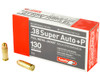 38 Super 130 Grain FMJ AGUILA (NOT 38special) 1E382112- 50 Rounds
AGL1E382112