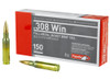 .308 Win 150 Grain FMJBT Aguila 1E308110 - 20 Rounds
1E308110