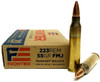 .223 55 Grain FMJ FRONTIER with Hornady Bullets FR100
HFR100