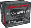 38 Special 110 Grain Silvertip SJHP Winchester Silvertip W38ST - 20 Rounds