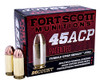 Fort Scott Munitions Tumble Upon Impact (TUI) Self Defense 45 ACP 180 Grain Solid Copper Spun (SCS) 450180SCV