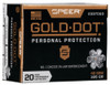 40 S&W 165gr Gold Dot JHP Speer Personal Protection 23970GD