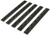 Bravo Company BCM M-LOK Compatible MCMR Rail Panel Kit, BCM-MCMR-RP-BLK-5 - 5 Pack BLACK