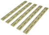 Bravo Company BCM M-LOK Compatible MCMR Rail Panel Kit, BCM-MCMR-RP-FDE-5 - 5 Pack FDE
