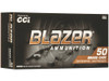 CCI Blazer Brass Ammunition 45 ACP 230 Grain Jacketed Hollow Point 5245