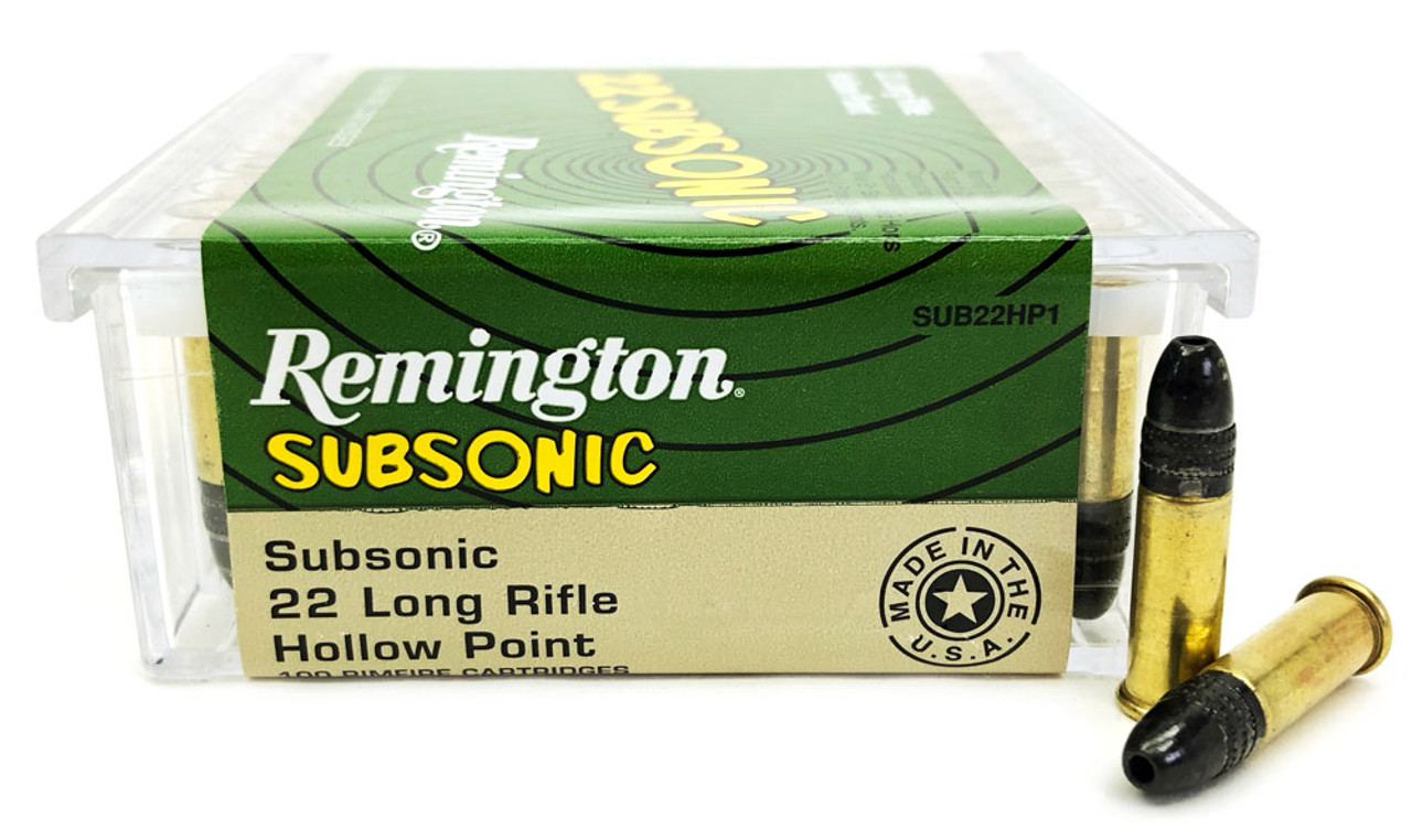 22 rifle subsonic rounds