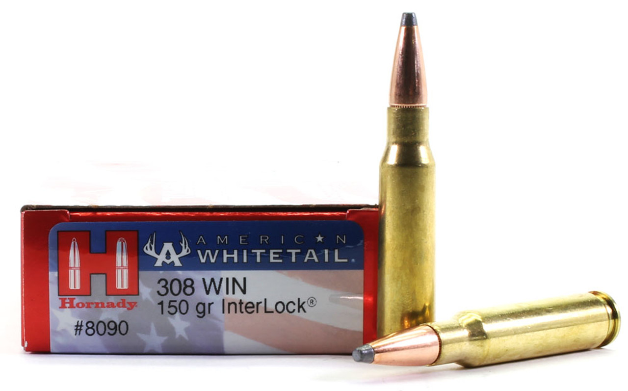 Hornady American Whitetail Ammunition 308 Winchester 150 Grain ...