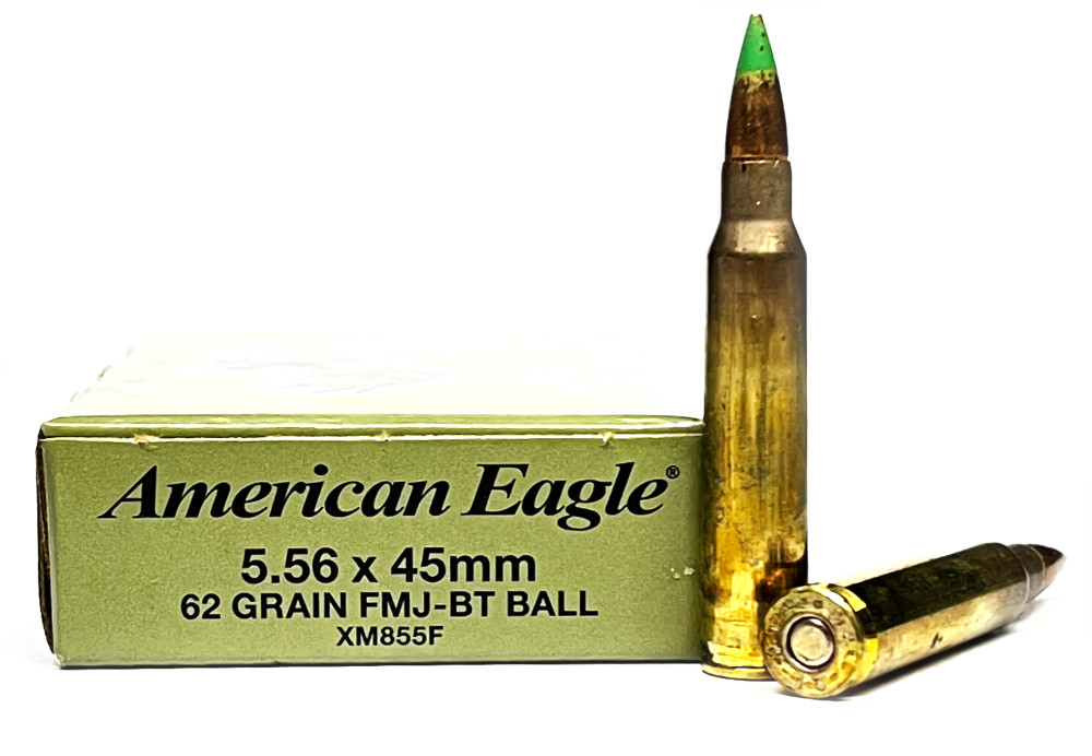 Federal American Eagle XM855F 5.56mm 62 Grain Steel Core