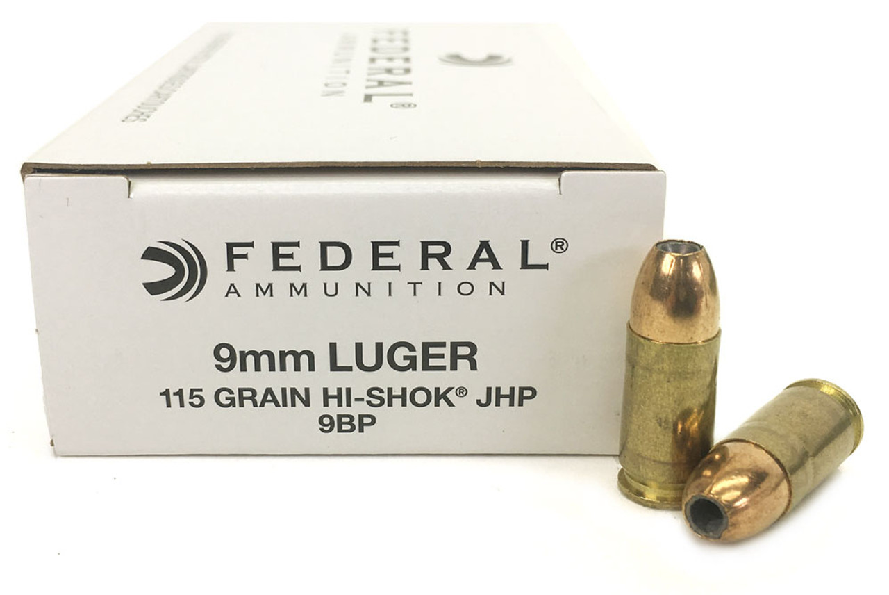 federal 9mm brass 50 rounds