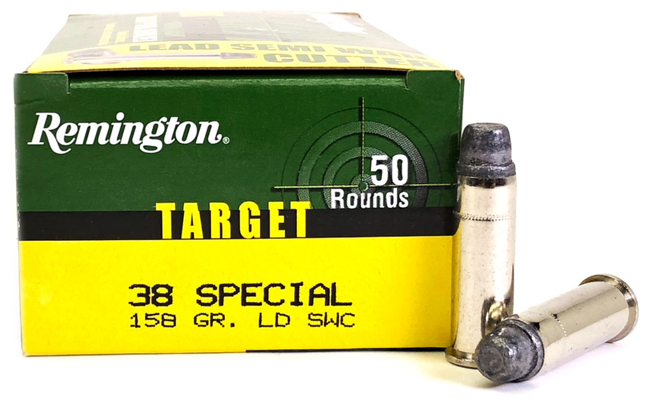 Remington Target 38 Special 158 Grain Lead Semi Wad Cutter Swc For Sale In Stock Surplus Ammo 
