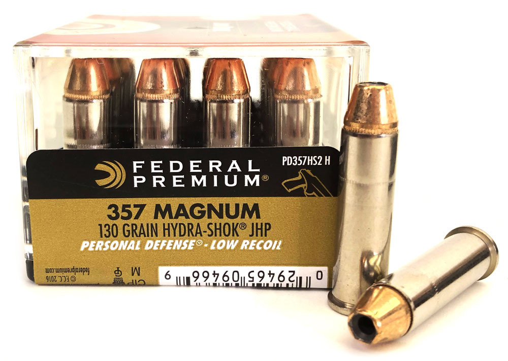 357 Magnum 158 Grain JHP Hydra-Shok Federal Premium Personal