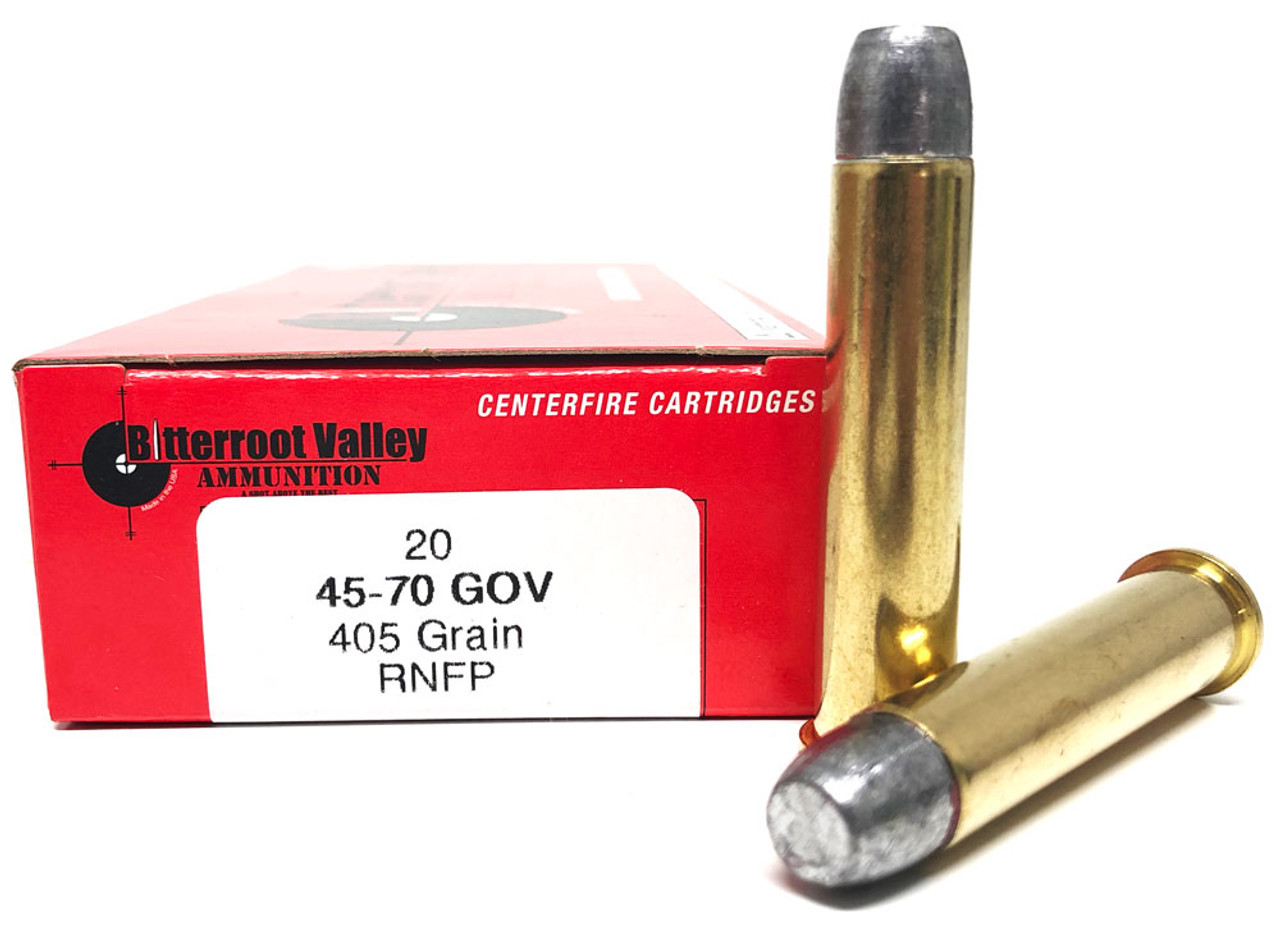 Bvac 45 70 Government 405 Grain Round Nose Flat Point Rnfp New For Sale In Stock Surplus Ammo