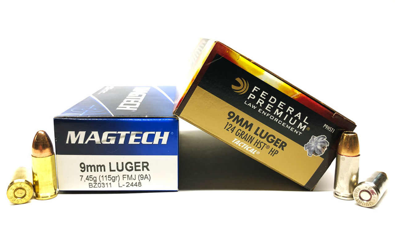 Cheap 9mm Ammo 115gr FMJ Magtech 50 Round Box