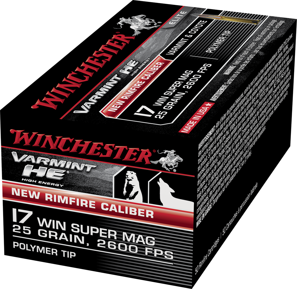 Winchester 17 Win Super Mag (WSM) 25 Grain Polymer Tip Varmint High