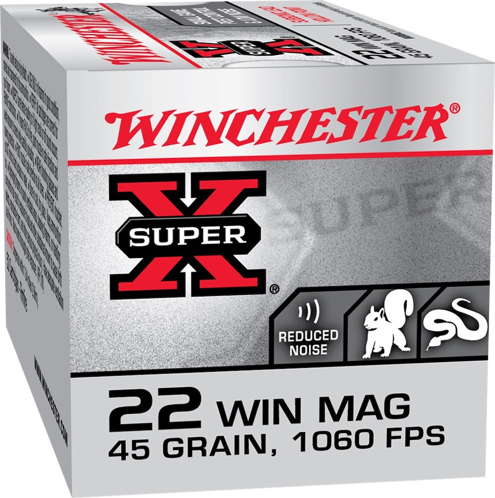 22 Magnum Winchester Super-X 45 Grain SUBSONIC Lead Hollow Point