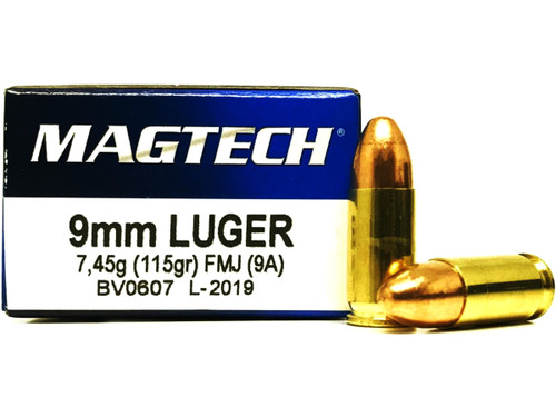9mm 115 Grain FMJ Magtech
MT9A