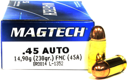 45 ACP 230 Grain FMJ Magtech 45A