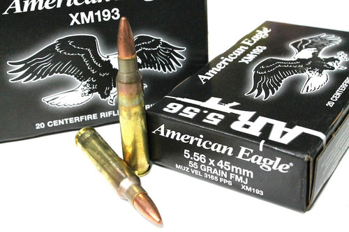 5.56 55 Grain FMJ-BT XM193 Federal Lake City - 20 Rounds
FDXM193-20-556MM