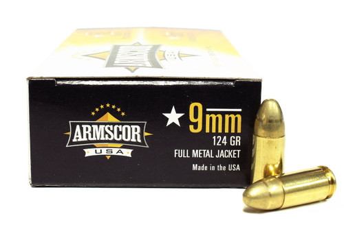 9mm 124 Grain FMJ Armscor USA Ammunition
AC9-4N-50W
