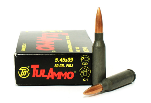 Surplus Ammo, Surplusammo.com
5.45X39mm 60 Grain FMJ TulAmmo