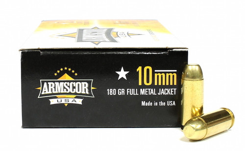 10mm Auto 180 Grain FMJ Armscor USA - 50 Rounds
AC10-2N