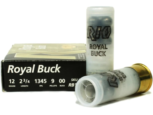 12 Gauge Rio Royal 00 Buckshot 2 3/4"
Shotgun Shot Shell Ammunition
RB129