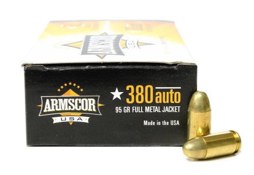 380 Auto 95 Gr FMJ Armscor USA Ammunition
AC380-2N