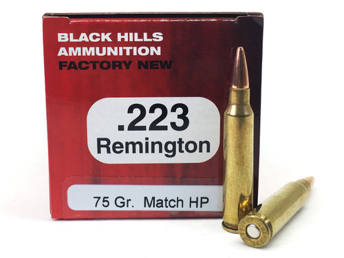 Surplus Ammo | Surplusammo.com
.223 75 Grain Match HP Black Hills - 500 Rounds, NEW Red Box - FREE SHIPPING
BHD223N6