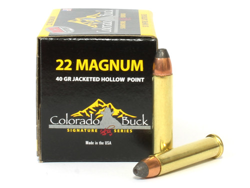 Surplusammo.com | Surplus Ammo
22 Magnum 40 Grain JHP R.C.A. Colorado Buck
COBuck-22WMR