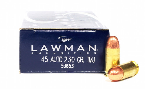 45 ACP 230 Grain TMJ Clean Fire Speer Lawman
53885