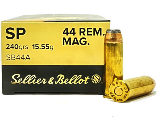 Sellier & Bellot 44 Remington Magnum 240 Grain Soft Point SB44A