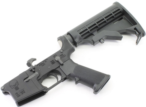 Spike's Tactical HONEY BADGER Logo AR15 Complete Lower with DPMS