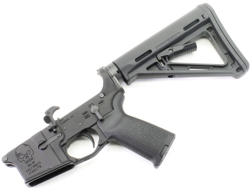 SAA - SA-15 Skull Logo AR15 Complete Lower with Magpul MOE Furniture
SAA-SA15SK-MOE