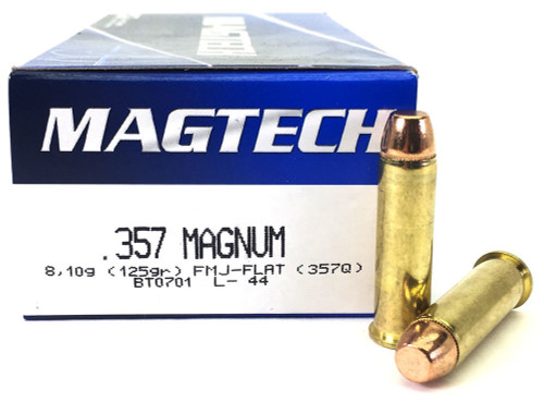Surplus Ammo | Surplusammo.com
357 Magnum 125 Grain FMJ Magtech Ammunition