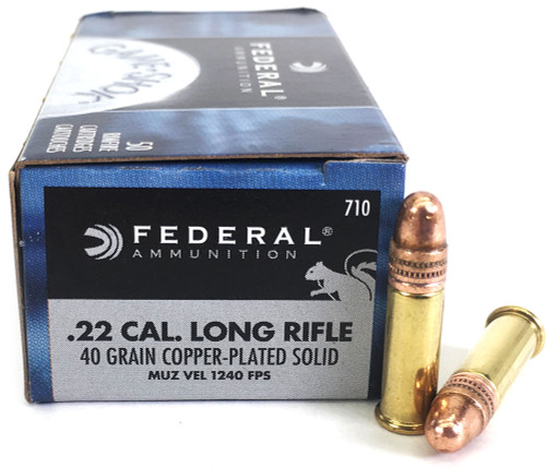 22 LR Federal Game-Shok 40 Grain Copper Plated
FD710-500