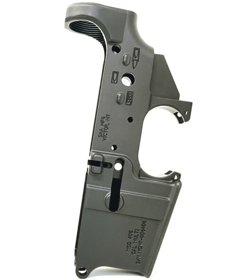 SAA Stripped AR15 Forged Lower Receiver - NO-LOGO - SINGLE Lower
SAA-MONT406-Strpdx1 SAA Stripped AR15 Forged Lower Receiver - NO-LOGO - SINGLE Lower
SAA-MONT406-Strpdx1