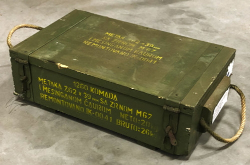 Yugo Surplus M67 7.62x39 124gr. FMJ Copper-Jacketed, Lead-Core