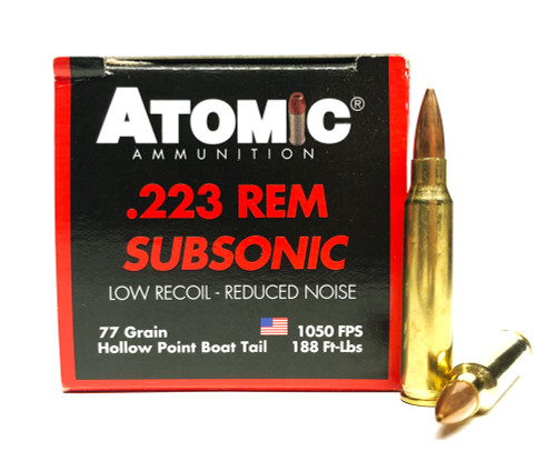 atomic subsonic 223 ammo