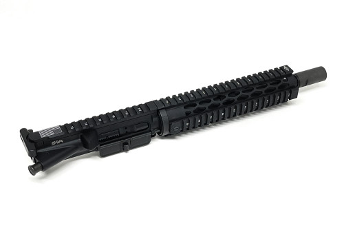 SAA 300BLK 10.5" HBAR 1:8 Nitride Mid Length YHM Diamond Quad Rail Complete AR-15 NFA/Pistol Upper Receiver
SAAURG305--6