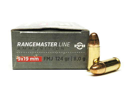 9mm 124 Grain FMJ Prvi Partizan Range Master PPRM9
PPRM9